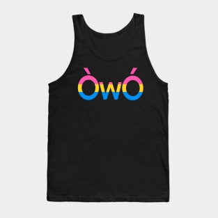 ÒwÓ Pansexual angry owo pride emoticon Tank Top